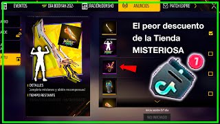 Emote hago mas Booyah gratis El peor descuento dela Tienda Misteriosa de Halloween Garena free fire [upl. by Heyward]