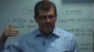 UConn head coach Geno Auriemma delivers locker room speech [upl. by Sitnerp]