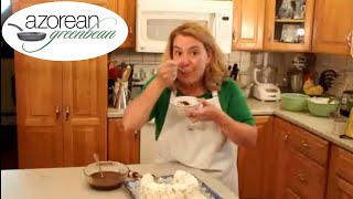 Cookies and Cream Ice Cream Cake  Hot and Cold Dessert  Azorean Greenbean [upl. by Luther]