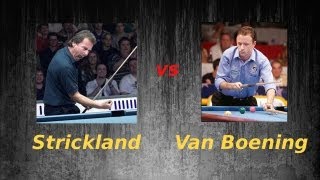 Shane Van Boening vs Earl Strickland on 10 Foot Diamond Pool Table [upl. by Ellennad620]