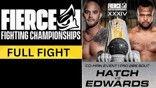 FULL FIGHT CHRISTIAN EDWARDS VS JAROME HATCH [upl. by Tarrance534]