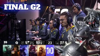 EG vs 100  Game 2  Grand Finals Playoffs S12 LCS Spring 2022  Evil Geniuses vs 100 Thieves G2 [upl. by Nuriel]