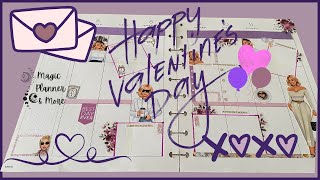 Plan With MeValentinesDayHappy PlannerPlanificayDecora conmigoplannerstickersplannercommunity [upl. by Herrington]