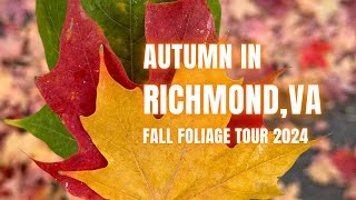 Fall Foliage in Richmond VA Monument Avenue to Libby Hill Park 2024 4K [upl. by Fugate]