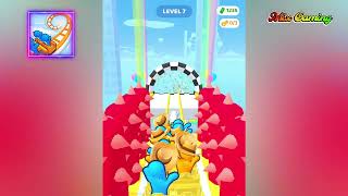 Runner Coaster  All Levels Gameplay Androidios Levels 610 [upl. by Celeski]