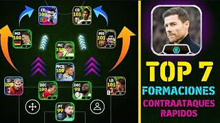 Top 7 Mejores Formaciones de Contraataques Rapidos en Efootball 2024  Parte 2 [upl. by Angie]