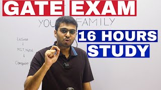 My Ultimate 16 Hours Study Routine🔥 for GATE aspirants [upl. by Ainegul]