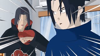 SASUKE SURPREND ITACHI  😱​🔞​ [upl. by Ahsinel675]