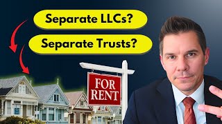 Should you put rental properties in separate LLCs and separate trusts [upl. by Sulokcin]