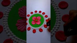 इस तरह बनाए दिवाली की रंगोली  satisfying rangoli [upl. by Tiraj]