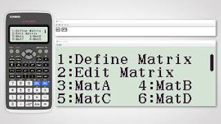 Learn to do Inverse Matrix on Casio fx991EX Classwiz [upl. by Fleming368]