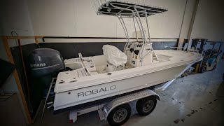 Like New ONE Owner 2014 Robalo 206 Cayman 21ft Center Console For SaleONLY 101 Hours amp Garage Kept [upl. by Windy556]