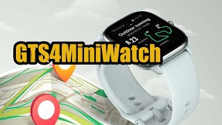 Review Amazfit GTS 4 Mini Smart Watch [upl. by Esau67]