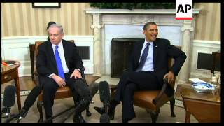 Obama meets Israeli Prime Minister Netanyahu sots [upl. by Ruth]