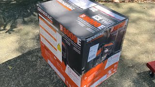 Generac GP8000e Unboxing assembly and first run [upl. by Allix]