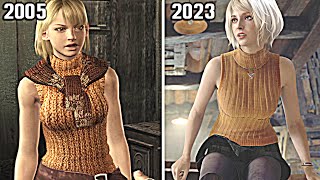 Luis meets Ashley amp Flirts with Her  Resident Evil 4 Original vs Remake [upl. by Euqinor]