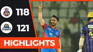 Full Match Highlights  Quetta Gladiators vs Karachi Kings  HBL PSL 9  QGvsKK PSL9 highlights [upl. by Ruella]