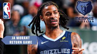 JA MORANT IS BACK 🔥 Shows out in Grizzlies preseason win over Mavericks 🙌  NBA on ESPN [upl. by Benisch]