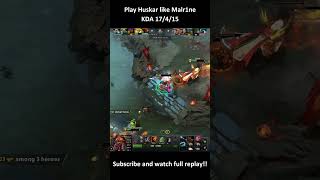 Malr1ne Huskar Ultrakill ultrakill dota2 dota2gameplay teamliquid teamspirit [upl. by Yenttirb]