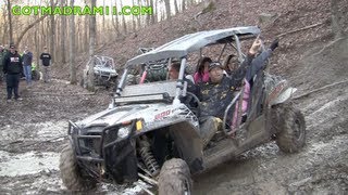 LOADED DOWN 4 SEAT RZR XP 900 CAN CLIMB [upl. by Akyeluz]