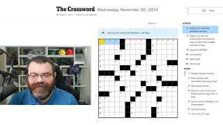 Learning Crossword Week 28  NYT Crossword Wednesday Nov 20th 2024 [upl. by Htiekal]