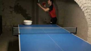 How to make  Corkscrew spin serve  Sidespin serve [upl. by Inva198]