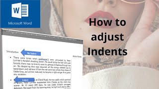 How to adjust Indents in Microsoft Word [upl. by Maxine78]