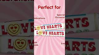 Get the best of birthday presents Swizzels Giant Love Hearts 24 Count httpsamznto4fNrgMw [upl. by Nosniv]