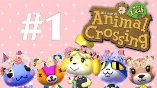 Lets Play Animal Crossing New Leaf  1 Welcome To Town [upl. by Ainitsirk]