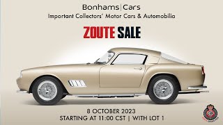 The Zoute Sale  Sunday 8th October [upl. by Kcyred]