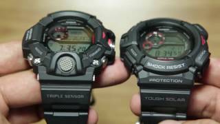 Side by side Casio Rangeman GW94001 amp Casio Mudman G93001 [upl. by Lothaire]