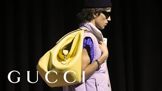 The Gucci Men’s Fall Winter 2023 Fashion Show [upl. by Nadabas]