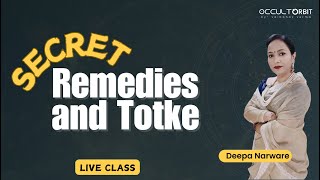 Secret Remedies  Live Workshop  OccultOrbit [upl. by Lehplar]