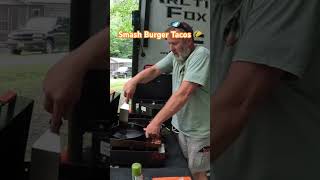 Smash Burger Tacos in the Woods nature travel adventure blackstone [upl. by Kerwin]