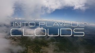 4K Into Playful Clouds  Hang Gliding [upl. by Olivie]