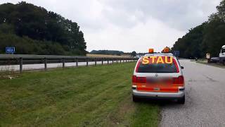 A1 Unfall am Stauende  Massiver Stau 110717 [upl. by Freberg183]