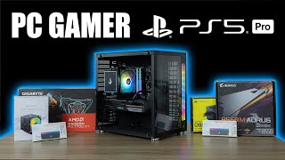 MONTANDO UM PC GAMER COM A POTÊNCIA DO PLAYSTATION 5 PRO [upl. by Gershom]