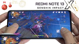 Xiaomi Redmi Note 13 Genshin Impact Gaming test  Snapdragon 685 120Hz Display [upl. by Arissa452]