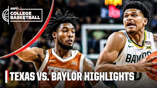 Texas Longhorns vs Baylor Bears  Full Game Highlights  ESPN College Basketball [upl. by Kerri]