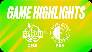 Spirou Basket vs Zeeuw amp Zeeuw Feyenoord Basketball  Game Highlights [upl. by Annawat952]