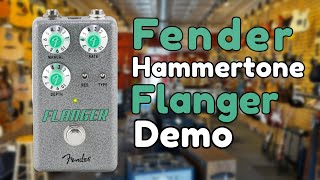 Fender Hammertone Flanger Pedal Review [upl. by Ahsina]