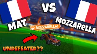 Mat vs Mozzarella  1v1 Rocket League Showmatch [upl. by Tletski]