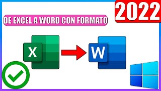 Como pasar de excel a word sin que se modifique [upl. by Loziram]