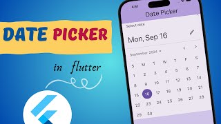 Flutter Date Picker  Date Picker Widget [upl. by Dalia]