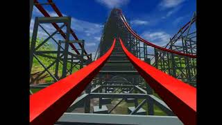 Hangman Launch RMC coaster RCT3 [upl. by Judenberg]