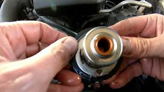 2012 Chevy Silverado 43L thermostat replacement easy way [upl. by Marfe]