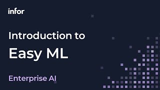 Machine Learning Made Easy with Infors Easy ML [upl. by Milak]