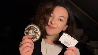 ASMR tingly mementos from my trip to Bath 🧾 [upl. by Eltsyrc]