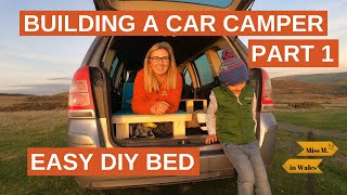 Car Camper Conversion Vauxhall Zafira Part 1 [upl. by Earley]