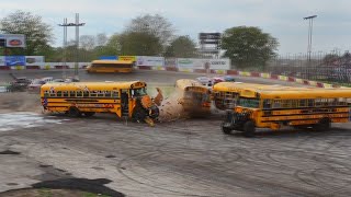 09242023  Rockford Speedway FIGURE 8 SCHOOL BUS RACE [upl. by Tay]